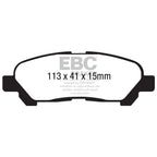 Pastillas de freno DP1838 ULTIMAX2 EBC para Toyota Highlander