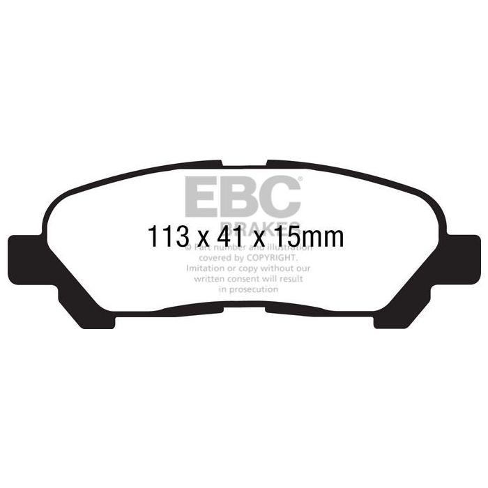 Pastillas de freno DP1838 ULTIMAX2 EBC para Toyota Highlander
