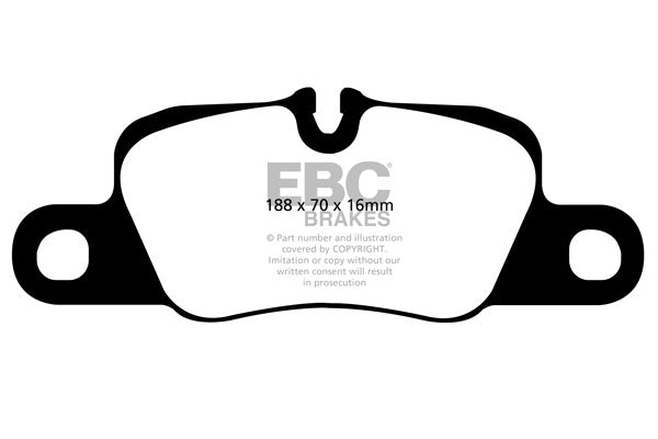 DP81858RP1 Pastillas de freno Racing RP-1 Racing EBC Brakes para Porsche 911 991 Panamera 970 Porsche 911 991 911 991 Carrera S 911 991 Carrera 4S 911 991 Carrera 4S Targa 911 991 Carrera GTS 911 991 Carrera GTS Targa 911 991 Carrera 4 GTS 911 991/2