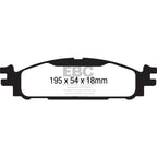 DP1873 ULTIMAX2 EBC Brake Pads for 5th Generation Ford Explorer USA Flex