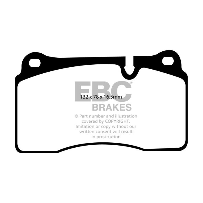 Pastillas de freno DP1922 ULTIMAX2 EBC para Land Rover Range Rover L322 y Range Rover Sport L320