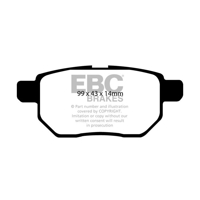 DP31947C REDSTUFF EBC Brake Pads for PONTIAC Vibe, SCION iM tC xB, Toyota Corolla, Corolla Hatchback, and Corolla iM Matrix.
