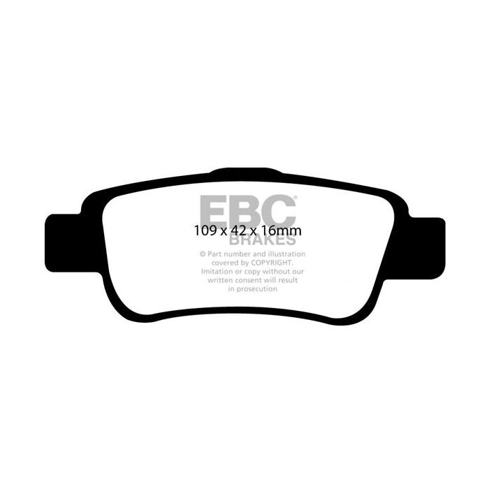 DP1952 ULTIMAX2 EBC brake pads for Honda CRV Mk3 and CRV Mk4