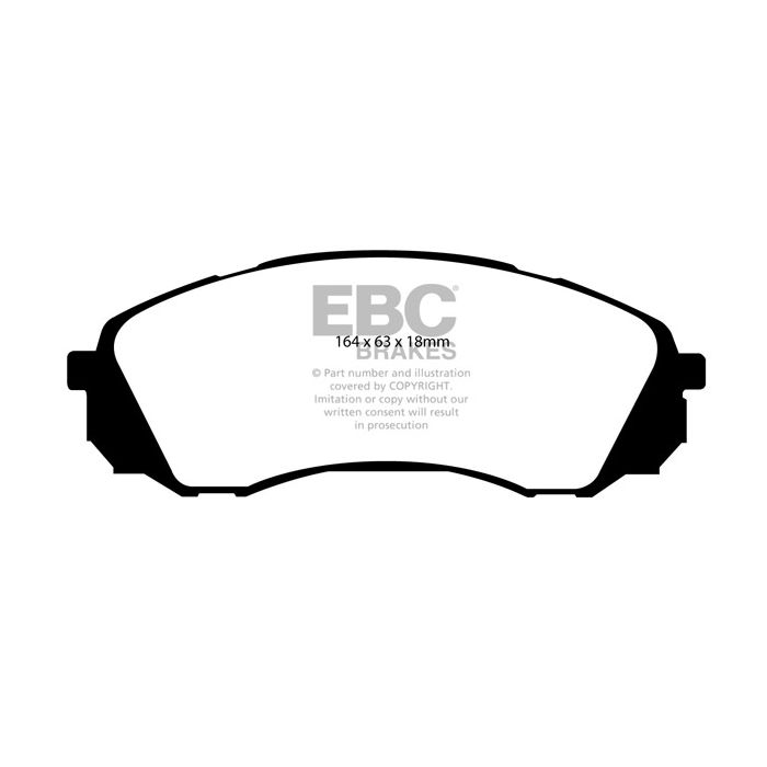 DP1953 ULTIMAX2 EBC Brake Pads for Hyundai Hyundai COMMERCIAL H1 iLoad KIA Carnival Sedona i80