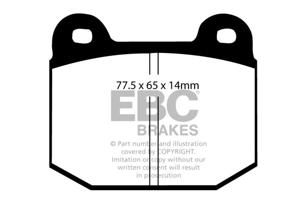 DP5197/2NDX Pastillas de freno BLUESTUFF NDX EBC Brakes para CATERHAM 7 160 7 270 7 310 Lotus 340R Elise Series 1 Elise Series 2 Elise Series 3 Europa Exige Series 1 Exige Series 2 Opel Speedster STRATHCARRON Tesla Roadster VAUXHALL VX220 VXR220 KTM