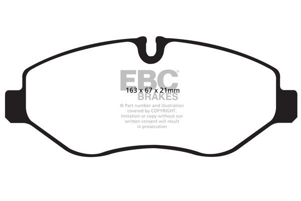 DP1980 Pastillas de freno ULTIMAX2 EBC Brakes para IVECO COMMERCIAL Daily 20062011 29L Daily 20062011 35C Daily 20062011 35S Daily 20062011 40C Daily 20062011 45C Daily 20062011 50C Daily 20112014 29L11 Daily 20112014 29L13 Daily 20112014 29L15