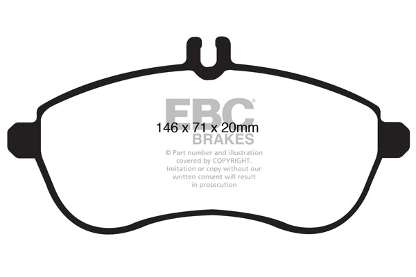 DP41989R Pastillas de freno YELLOWSTUFF EBC Brakes para Mercedes-Benz SLC R173 SLC180 SLK R172 SLK200 SLK R172 SLK250 Mercedes-Benz C250 W204 C250 Coupe C204 C300 W204 C350 W204 C350 Coupe C204 SLK250 R172 CClass W204 C180 CClass W204 C180 K CClass