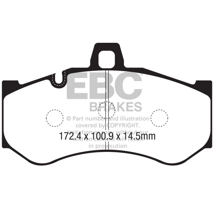 Brake Pads DP4072R YELLOWSTUFF EBC Brakes