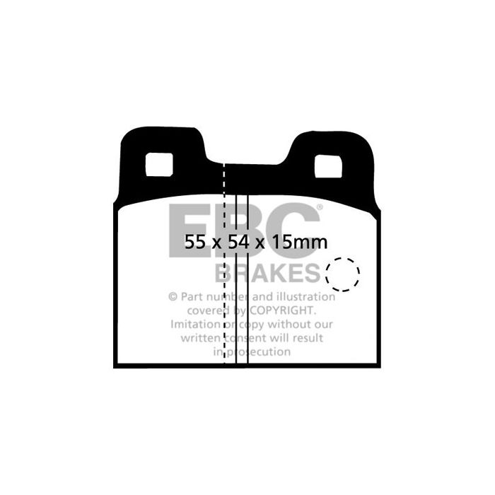 Pastillas de freno DP218 ULTIMAX2 EBC frenos para Alfa Romeo Alfetta Alfetta GT Alfetta GTV Giulietta 116 Porsche 914 914/6