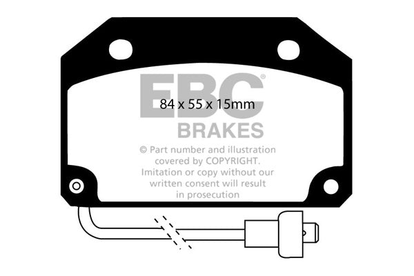 DP332 Pastillas de freno ULTIMAX2 EBC Brakes para Chrysler UK Horizon MATRA Rancho TALBOT Horizon