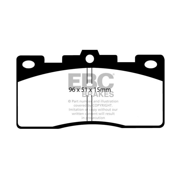 Pastillas de freno DP376 ULTIMAX2 EBC para Toyota Celica RA61 Crown Toyota Australia y Nueva Zelanda Soarer GZ10 Soarer MZ10 Soarer MZ11