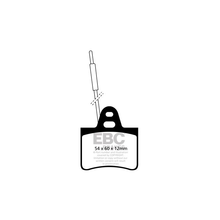 Pastillas de freno DP412 ULTIMAX2 EBC para Citroën Mehari