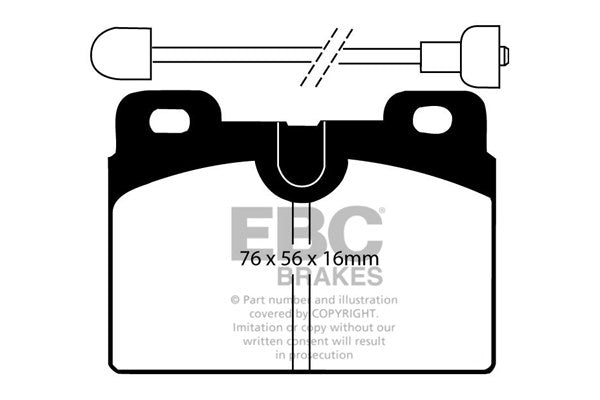 DP428 Pastillas de freno ULTIMAX2 EBC Brakes para MATRA Rancho TALBOT Horizon