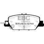 DP43085R YELLOWSTUFF EBC Brake Pads for Honda CR-V CRV Mk5 CRV Mk5 7-Seater