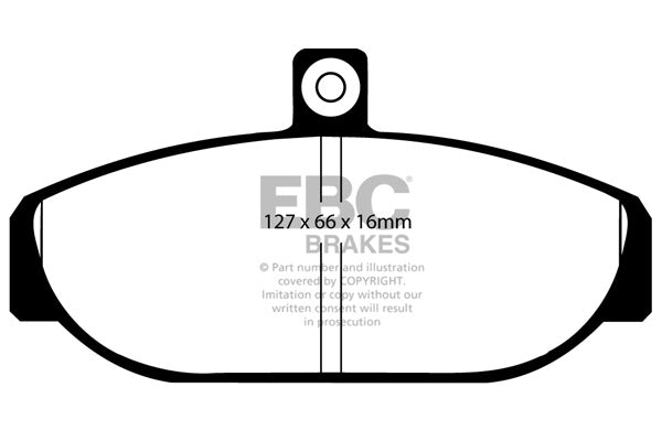 DP3435C Pastillas de freno REDSTUFF EBC Brakes para Volvo 740 760 78