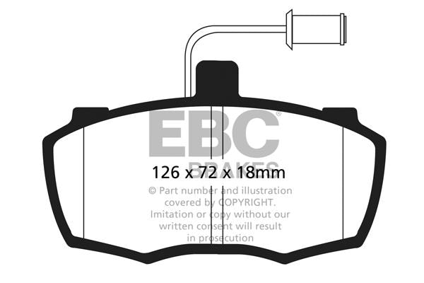 DP462/2T Pastillas de freno ULTIMAX2 EBC Brakes para LTI TX4 London Taxi Company TX4