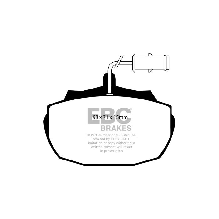 Pastillas de freno DP471 ULTIMAX2 EBC para Austin Ambassador