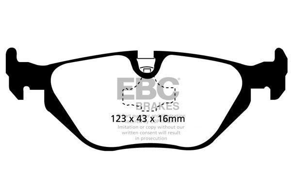 DP51079B Pastillas de freno BLUESTUFF NDX EBC Brakes para BMW 318 E36 318is E36 320i E36 323 E36 325Xi E46 325i E36 325i E36 Convertible 325iC E36 325iS E36 328 E36 Z3