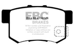 DP51193B Pastillas de freno BLUESTUFF NDX EBC Brakes para ACURA CL CSX Canada Type S EL Canada ILX Integra Type-R Legend RSX Type S TL TSX Vigor Honda Accord CG2 CG3 Accord CG5 CG6 Accord CM5 CM6 Accord CM7 CM8 Accord EX Accord Accord Wagon Civic EX