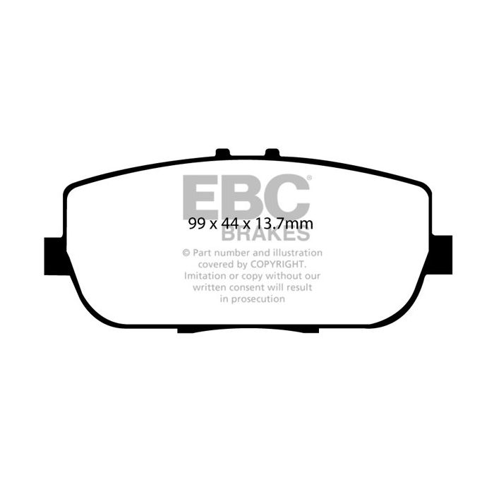 DP51775B BLUESTUFF NDX EBC Brake Pads for Mazda MX5 Mk3 NC, MX5 Mk4 ND, MX5 RF ND