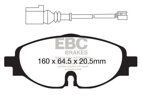 DP52150NDX Pastillas de freno BLUESTUFF NDX EBC Brakes para Audi A1 GB A3 8V A3 8Y A3 Cabriolet 8V A3 Cabriolet quattro 8V A3 quattro 8V A3 quattro 8Y Q2 Q2 quattro Q3 F3 Q3 quattro F3 TT 8S TT quattro 8S CUPRA Formentor Seat Ateca Leon 5F Leon KL