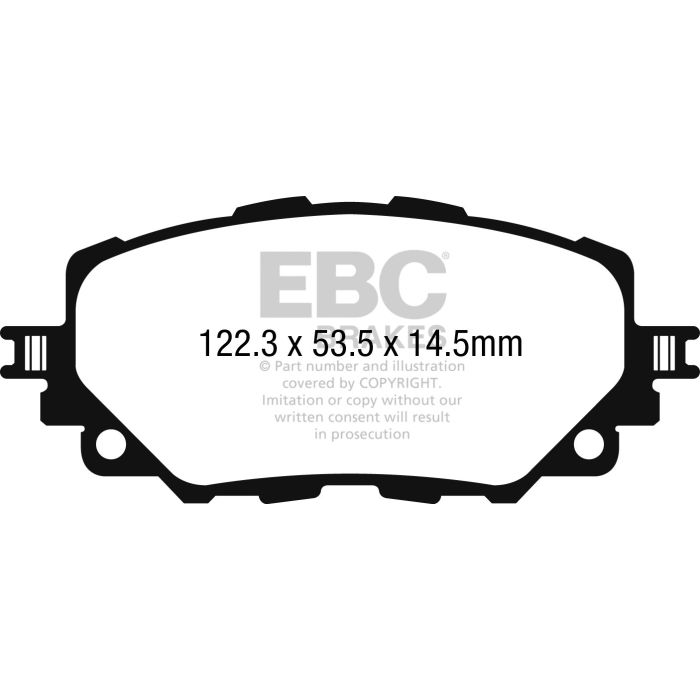 Pastillas de freno DP52263NDX BLUESTUFF NDX Frenos EBC para Fiat 124 Spider Mazda MX5 Mk4 ND MX5 RF ND Fiat 124 Spider Mazda Miata MX5