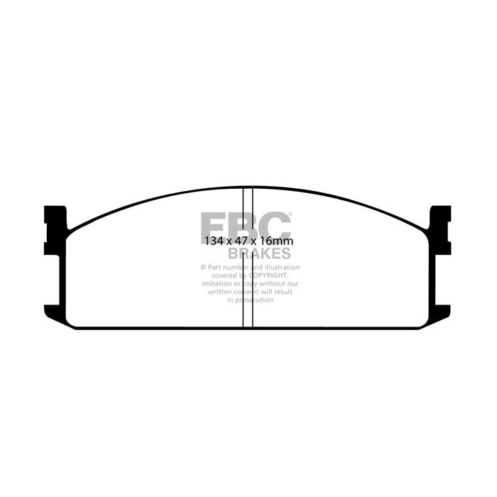 DP535 ULTIMAX2 EBC brake pads for BEDFORD Midi, OPEL Midi and VAUXHALL COMMERCIAL Midi vans.