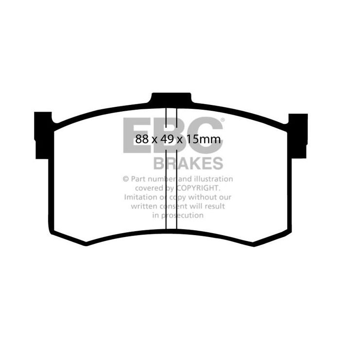 Pastillas de freno DP631 ULTIMAX2 EBC para Honda Legend KA4 y Hyundai Sonata
