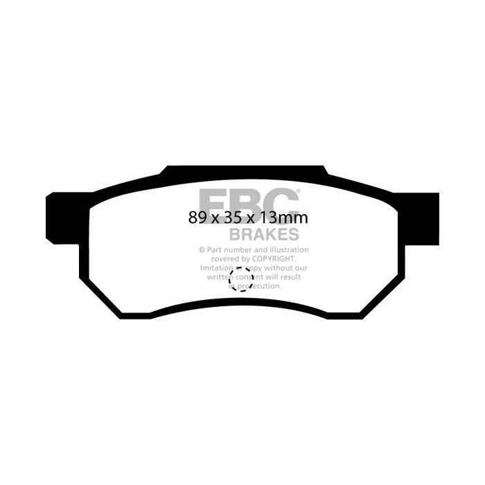 Pastillas de freno DP642 ULTIMAX2 EBC para Honda Integra UK Prelude BA1 Accord CA5 Accord Aerodeck CA5