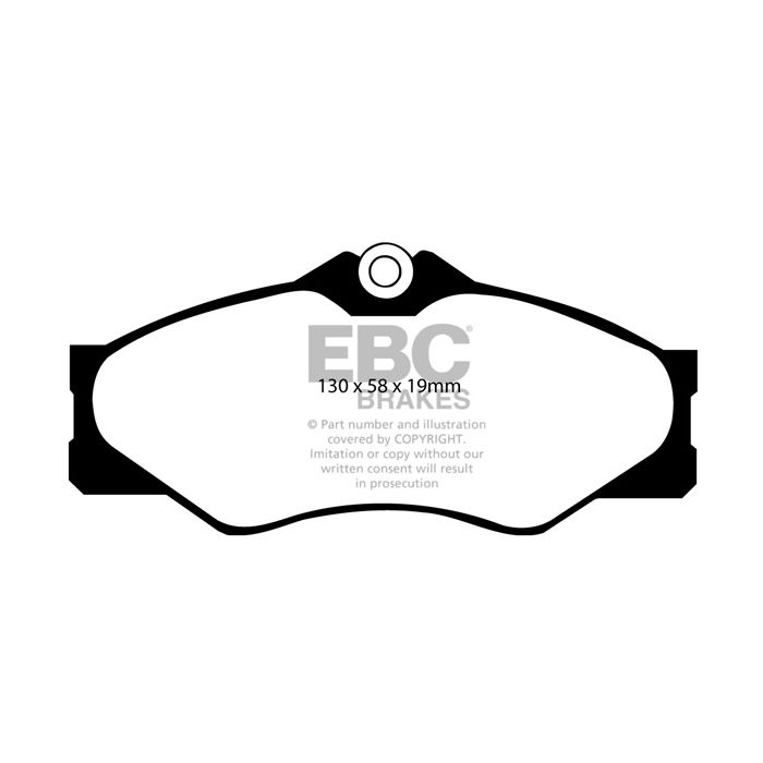 Pastillas de freno DP654 ULTIMAX2 EBC para Volkswagen Caravelle Volkswagen COMMERCIAL LT Transporter Kombi/Camper T3 LT 35 LT 40 LT 45 LT 50 LT 55