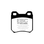 Pastillas de freno DP676 ULTIMAX2 EBC para Opel Omega y Vauxhall Carlton Senator