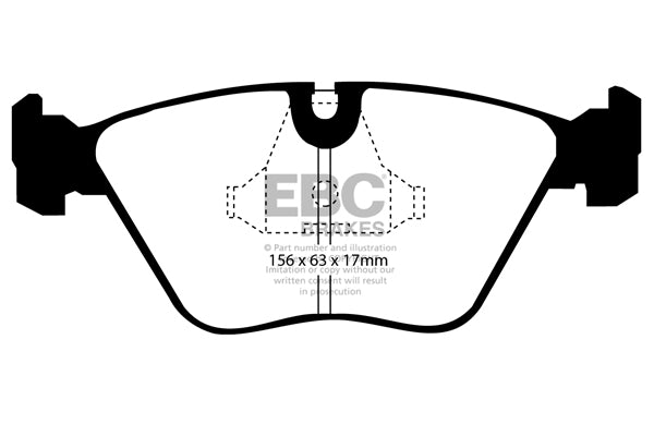 DP689/2 Pastillas de freno ULTIMAX2 EBC Brakes para Audi 100 quattro 100 Avant quattro Daimler Double Six Eight Six Sovereign V8 Jaguar XJ6 XJ8 XJ12 XJR XK8