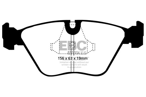 DP8689RP1 Pastillas de freno Racing RP-1 Racing EBC Brakes para BMW Serie 5 E34 518 Serie 5 E34 520 Serie 5 E34 524 Serie 5 E34 525 Serie 5 E34 530 Serie 5 E34 535 Serie 5 E34 540 Serie 7 E32 730 Serie 7 E32 735 Serie 7 E32 740 Serie 7 E32 750 M3 E36 M3