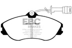 DP2711 Pastillas de freno GREENSTUFF EBC Brakes para Audi 80 80 quattro 90 90 quattro 100 100 quattro 100 Avant quattro 200 200 Avant 200 quattro 200 quattro Avant Cabriolet Coupe Coupe quattro quattro WR quattro MB quattro RR Audi 90 90 quattro 100