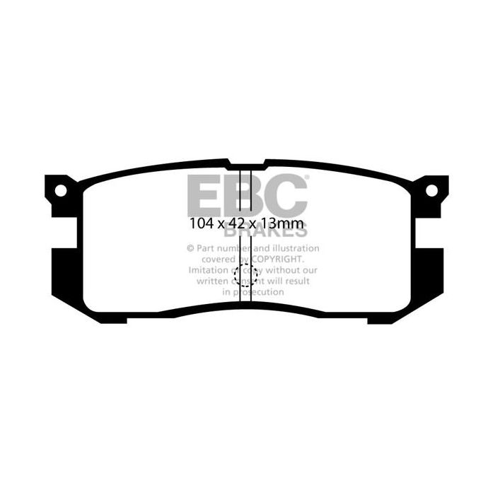 DP739 ULTIMAX2 EBC Brake Pads for Ford Probe, Mazda 626, 626 Estate, Capella, Ford Australia and New Zealand, Telstar AV AT, GD GL, TX5