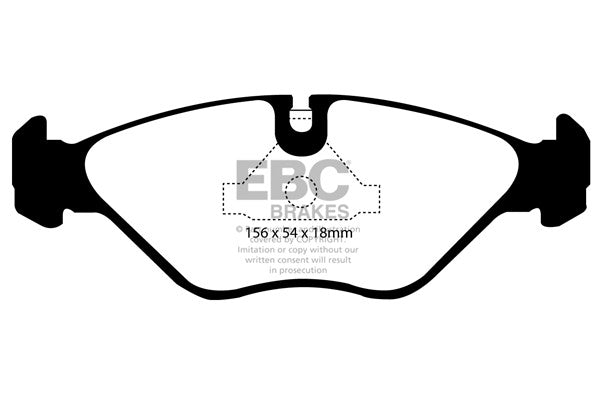 DP2751 Pastillas de freno GREENSTUFF EBC Brakes para Saab 9000 Saab 900