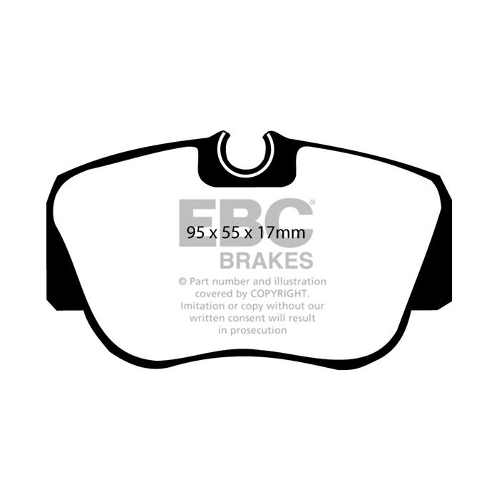 DP2778 GREENSTUFF EBC brake pads for Mercedes-Benz 190 W201 Mercedes-Benz 190/190E