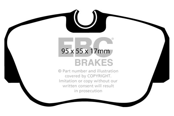 DP778 Pastillas de freno ULTIMAX2 EBC Brakes para Mercedes-Benz 190 W201