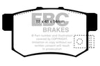 DP4781/2R Pastillas de freno YELLOWSTUFF EBC Brakes para Honda Accord CM1 Accord CM2 Accord CN2 Civic 6th Gen MB3 Civic 6th Gen MB4 Element Legend KA7 Legend KA8 Legend KA9 Odyssey Shuttle Stepwagon Stream ACURA CL RDX RL TL TL Type S Honda CR-V