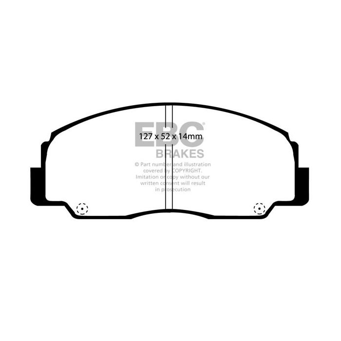 Brake pads DP799, ULTIMAX2 EBC brakes for BERTONE Freeclimber Daihatsu Feroza Fourtrak Rocky Rugger Sportrak