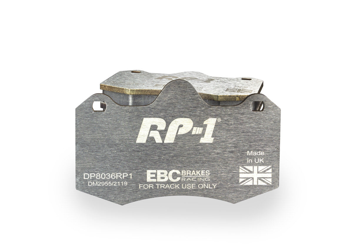 DP8036RP1 Pastillas de freno de competición RP-1 Racing EBC Brakes para Lotus Evora Exige Series 3 MORGAN Aero 8 NOBLE M12 Renault Clio Mk2 Seat Ibiza 6L TVR Cerbera Sagaris Tamora T350 Tuscan Typhon Lotus Evora Exige MORGAN Aero 8 NOBLE M12 Holden