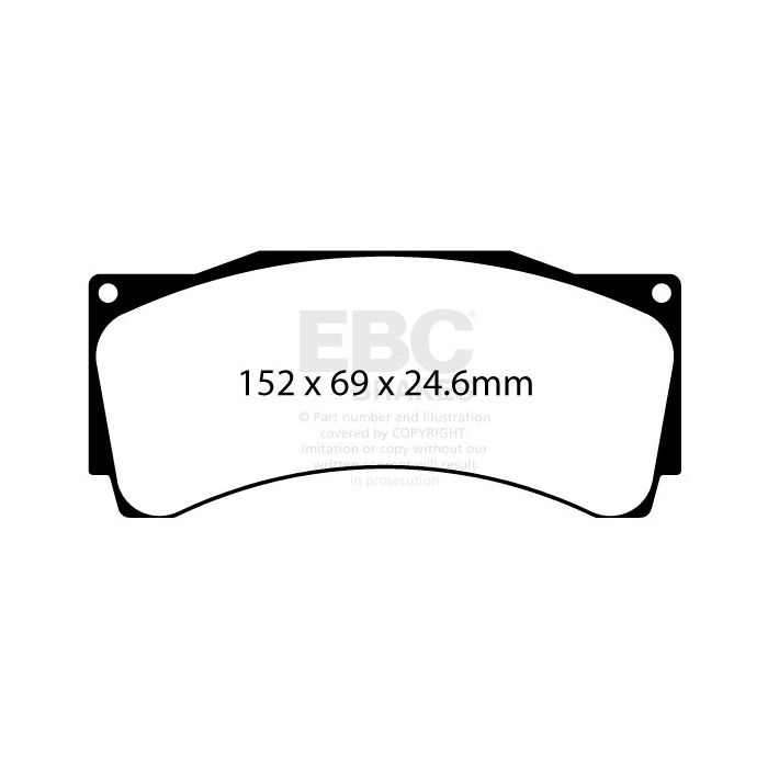 DP8080.24SR11 SR11™ Sintered EBC Brakes Racing Brake Pads