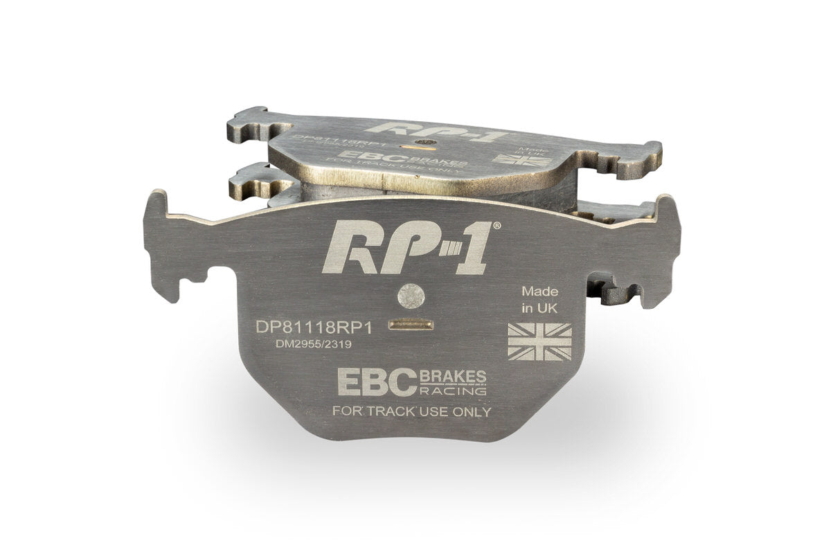 DP81118RP1 Pastillas de freno Racing RP-1 Racing EBC Brakes para BMW Serie 3 E46 330 Serie 3 X 4WD E46 330 M3 E46 X3 E83 Z4 E85 Z4 E86 BMW ALPINA B3 E46 MASERATI Ghibli AM336 WIESMANN MF 3 BMW M3 E46 X3 E83 Z4 330 E46 330 Ci E46 330Xi E46 Serie 3