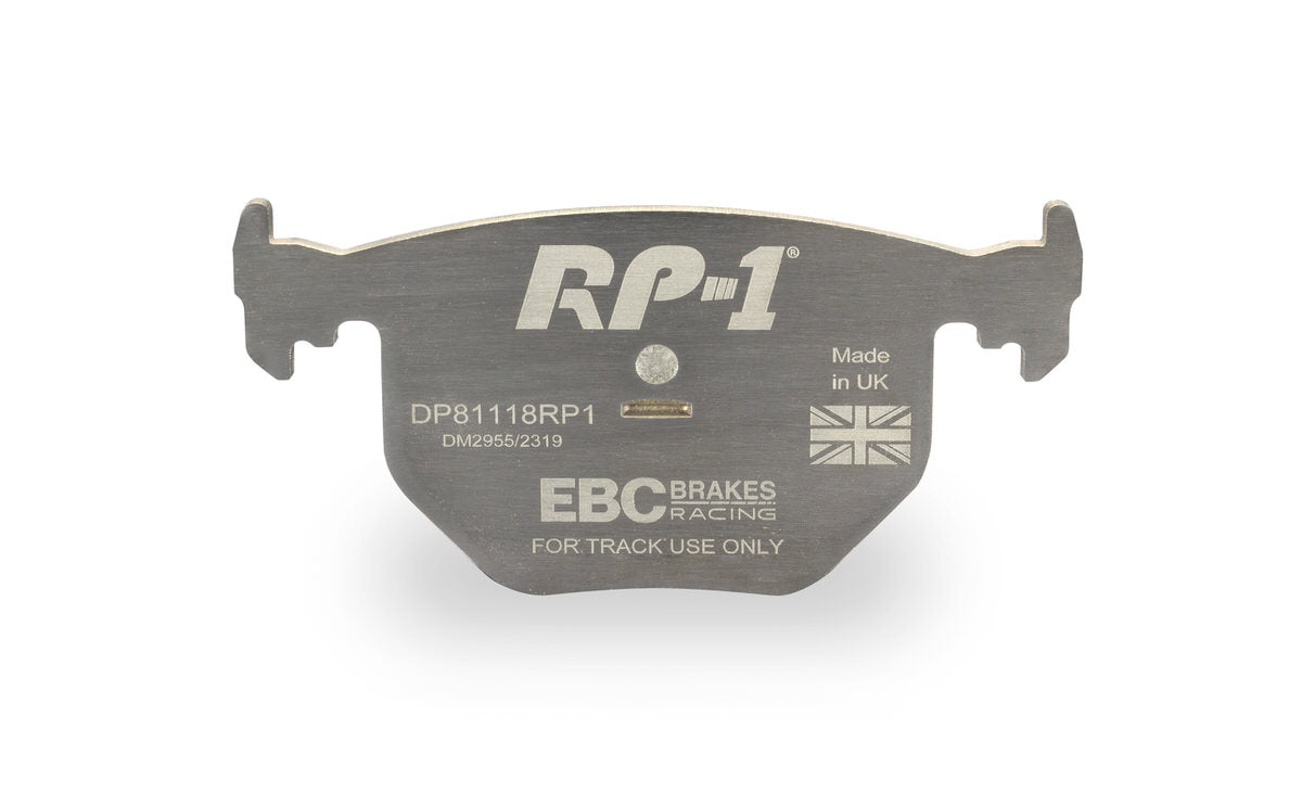 DP81118RP1 Pastillas de freno Racing RP-1 Racing EBC Brakes para BMW Serie 3 E46 330 Serie 3 X 4WD E46 330 M3 E46 X3 E83 Z4 E85 Z4 E86 BMW ALPINA B3 E46 MASERATI Ghibli AM336 WIESMANN MF 3 BMW M3 E46 X3 E83 Z4 330 E46 330 Ci E46 330Xi E46 Serie 3