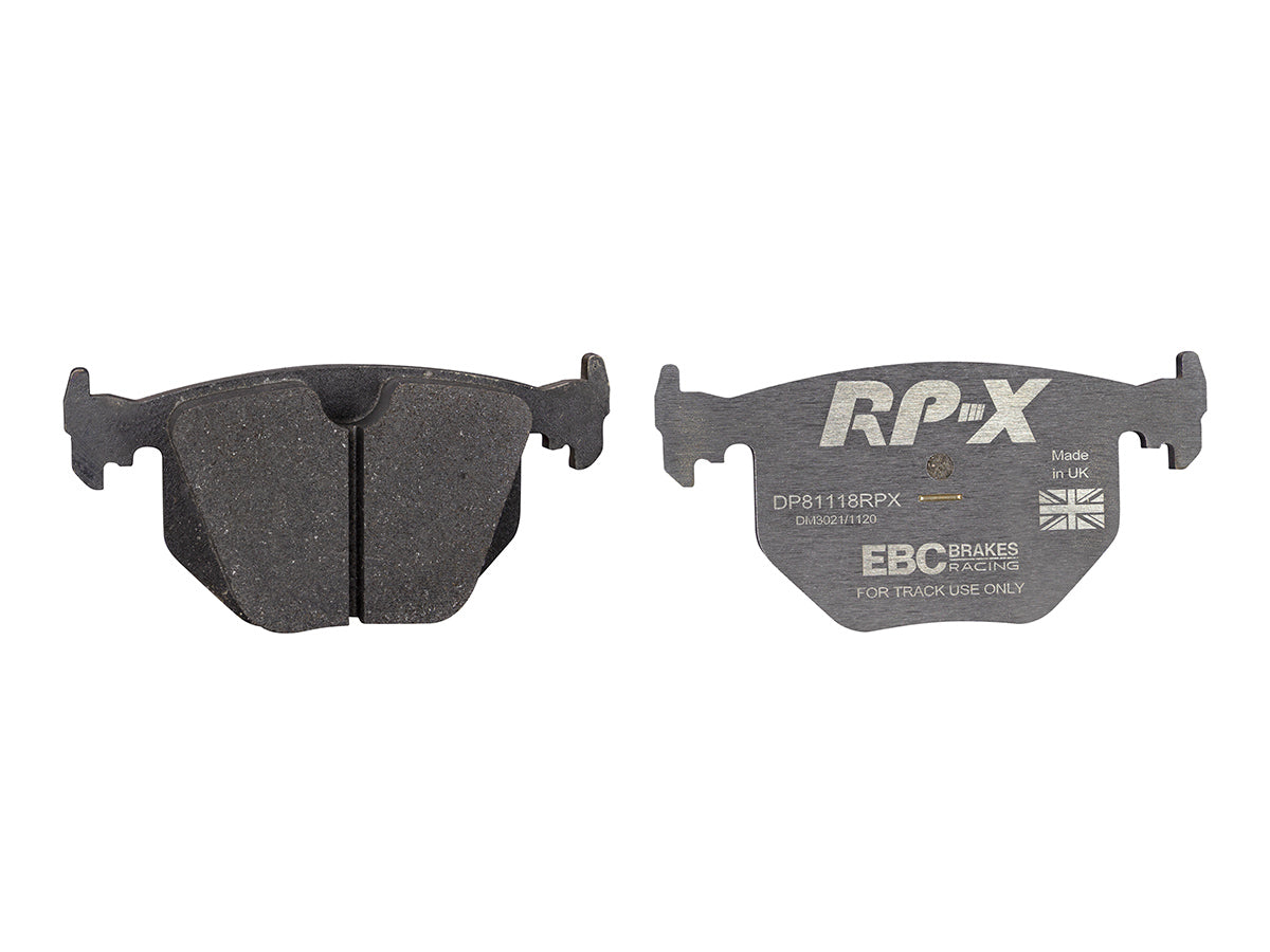 DP81118RPX Pastillas de freno Racing RP-X Racing EBC Brakes para BMW Serie 3 E46 330 Serie 3 X 4WD E46 330 M3 E46 X3 E83 Z4 E85 Z4 E86 BMW ALPINA B3 E46 MASERATI Ghibli AM336 WIESMANN MF 3 BMW M3 E46 X3 E83 Z4 330 E46 330 Ci E46 330Xi E46 Serie 3