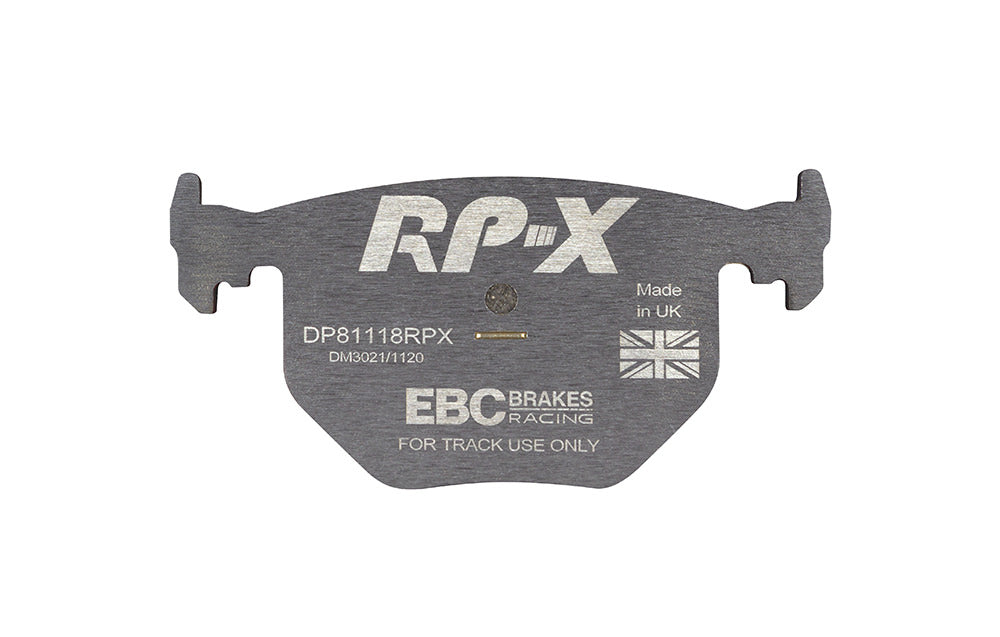 DP81118RPX Pastillas de freno Racing RP-X Racing EBC Brakes para BMW Serie 3 E46 330 Serie 3 X 4WD E46 330 M3 E46 X3 E83 Z4 E85 Z4 E86 BMW ALPINA B3 E46 MASERATI Ghibli AM336 WIESMANN MF 3 BMW M3 E46 X3 E83 Z4 330 E46 330 Ci E46 330Xi E46 Serie 3