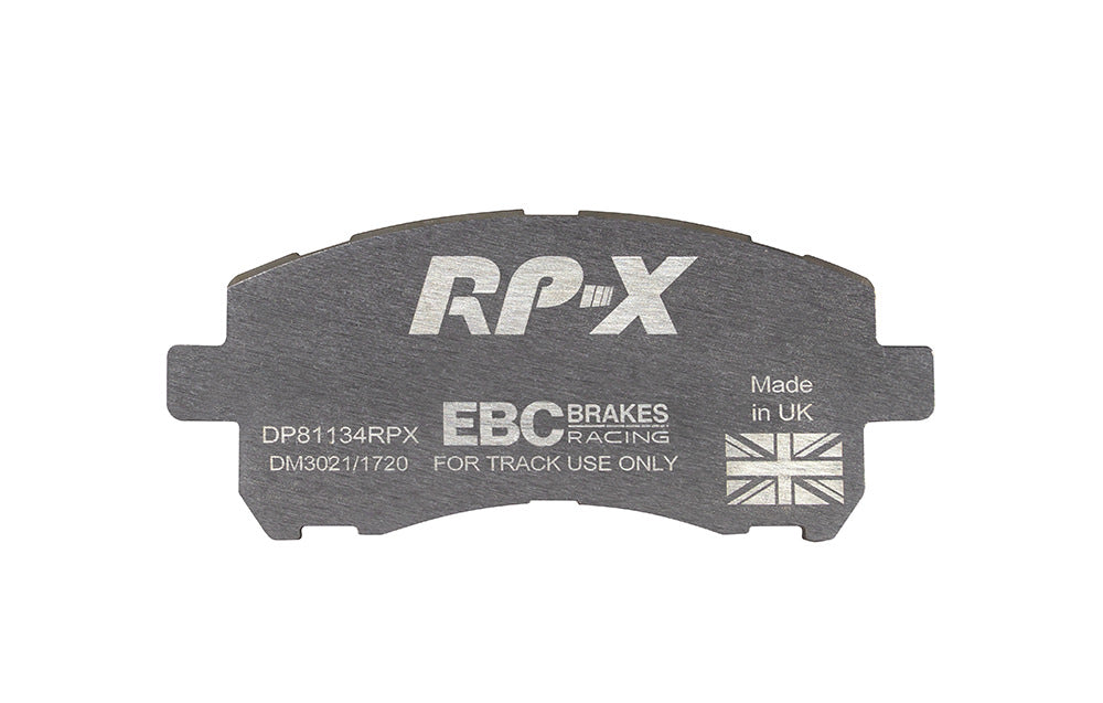 DP81134RPX Pastillas de freno de competición RP-X Racing EBC Brakes para Subaru Impreza Impreza Sport Legacy BG5 Legacy BE5 Legacy BH5 Legacy BD9 Legacy BG9 Legacy Legacy Outback Subaru Forester SF Impreza Legacy Outback Legacy BH5 GT-B Impreza RS