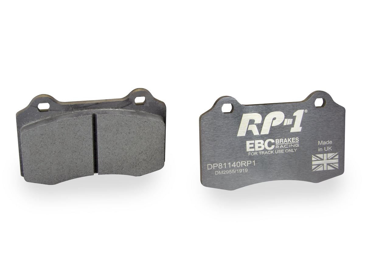 DP81140RP1 Pastillas de freno de competición RP-1 Racing EBC Brakes para Alfa Romeo 147 156 GTV Spider BUGATTI EB110 Chrysler USA Viper Citroen DS3 Dodge USA Viper DS DS3 FERRARI 360 F430 Fiat Coupe Ford Focus Mk1 KTM Lancia Lotus Esprit MG XPOWER