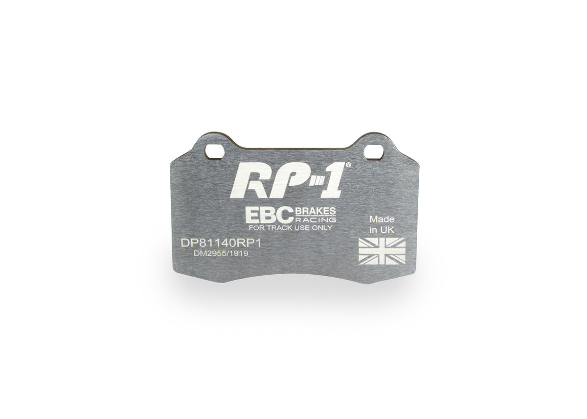 DP81140RP1 Pastillas de freno de competición RP-1 Racing EBC Brakes para Alfa Romeo 147 156 GTV Spider BUGATTI EB110 Chrysler USA Viper Citroen DS3 Dodge USA Viper DS DS3 FERRARI 360 F430 Fiat Coupe Ford Focus Mk1 KTM Lancia Lotus Esprit MG XPOWER