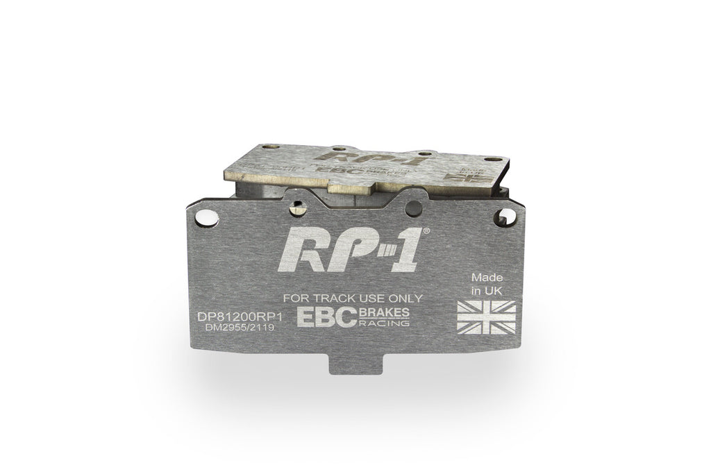 DP81200RP1 Pastillas de freno de competición RP-1 Racing EBC Brakes para Mitsubishi 3000 GTO Nissan Silvia S14 Silvia S15 Skyline R32 Skyline R33 180SX 200SX S14 300ZX GZ32 300ZX Z32 Subaru Impreza Impreza Prodrive P1 Impreza 22B Impreza GB270